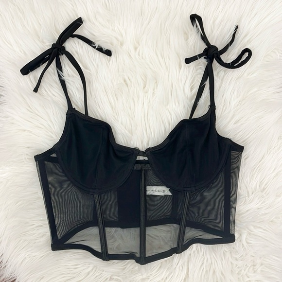 Kat the Label Femme Black Bustier Top - Picture 6 of 16